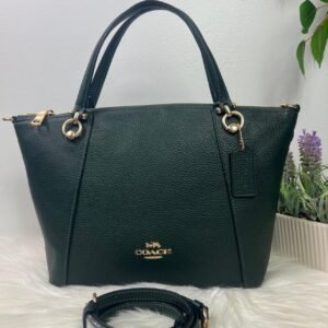 Coach Kacey Satchel in Amazon Green